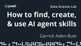 What are AI agent skills? How do I use them? | Garrick Aden-Buie | Data Science Lab